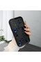 Samsung Galaxy A72 Compatible Blue Butterfly Pattern Matte Silicone Case, Stylish Design