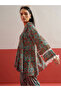 Green Floral Choga Kurta with Salwar Set - 5