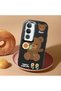 Vivo Y29 5g Compatible Case Camera Protective Black Silicone Couple Phone Case Bear Patterned - 2