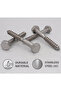 Hex Head Coach Screws with Washer & Plug for Heavy Timber and Concrete (1-1/2 inch, 10mm) - 2