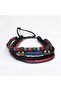 Handmade Multi-Layer Unisex Bracelet with Wooden Beads Adjustable Bohemian Design |   3 Color Options