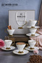 Dmr Life Atlantik 6-Piece Porcelain Coffee Cup Set 90ml