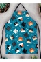 Cute Mother-Daughter Themed 2-Piece Kitchen Apron Set - 2