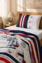 La Notte Marin Single 3-Piece Pique Set 160X230 + 100X200 + 50X70 cm - 3