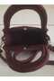 Menekşe Model Bag Jute Rope Strap Stylish Use Crossbody Bag - 3