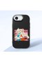 Black Silicone Case Compatible with iPhone 16E with Shock-Absorbing Camera Protections