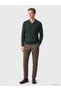 Peak New Season Green Polo Collar Soft Touch Men's Knit Sweater. - 2