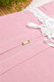 80X90 cm Baby Girl Floral Patterned Lined Blanket 12713 - 3