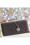 Necklace 316L Steel Women's Necklace Compass Star Stone Round Medallion Water Resistant Stylish Elegant Steel Necklace 316L Steel Necklace Women's Silver Color Steel Necklace Stone Necklace Water Resistant Necklace Star Necklace - 3