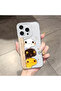 iPhone 16 Pro Compatible Camera Protected Anti-Shock Aesthetic Print Patterned Transparent Silicone Case - 2
