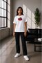 Unisex Oversize Embroidered Deadpool Design 100% Cotton T-Shirt - 6