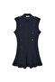 Allbucks Stradi-Various* Buttoned Sleeveless Short Dress Abstr00029 - 6