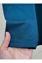 Mahay Heart Embroidered Slit Tunic-Ss13074 Petrol Blue - 6