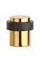 Floor Mounted Stainless Steel 304 Door Stop Door Stopper Gold with Black Rubber - 2