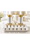 22 Pieces Arabic Tea & Coffee Set with 2 Thermos Flasks, 6 Tea Cups, 6 Saucers, 6 Arabic Qahwa Cups, Serving Tray & Sugar Bowl with Lid | Luxury Arabic Hospitality Serving Set