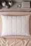 Antistress Quilted Zippered Pillow 50X70 cm - 7