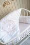 Mother's Side Duvet Cover Set (60X100) - Noble Series - Pink - Letter V - 4