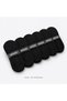 Men's Cotton Ankle Socks - 6 Pairs of Black Casual Shoe Socks with Silicone Band (Size 40-45). - 6