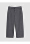 Özmarka New Season Anthracite Relax Fit Gabardine Men's Trousers - 5