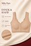 Slim Lift Laser Cut Front Buttoned Seamless Invisible Agrafted Strap Ghost Bralette Bra - 5