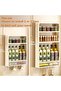 Spice Rack and Kitchen Storage Organizer - 3-Tier Kitchen Shelf with Drawers and Hooks for Spice Jars, No-Drill Adhesive Wall Mount for Home Organization - 5