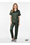 Dark Green Imported Italian Satin Nightsuit | Emerald Luxury Pajamas Set | Imported Silky Sleepwear