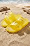 Jelly Pop Transparent Double Buckle Detail Women's Beach Slippers - 2