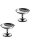Mini dessert bowl, stainless steel ice cream cup, suitable for parties, silver.