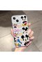 iPhone 13 Compatible Camera Protected Anti-Shock Aesthetic Print Patterned Transparent Silicone Case - 2