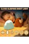 Rechargeable cloud night light 4 modes blue. - 4