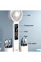 Double-head desk lamp with clock rechargeable. - 4