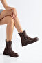 Malta Women's Zippered Buckle Detailed Boots - 4