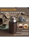 Cold Brew Coffee Maker Jar - 64oz Thick Glass Multipurpose Mason Pitcher Spout Lid with Handle & Sta - 6
