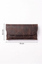 100% Genuine Leather Wallet - with Magnet and Hand Strap - Minimal Money Phone Wallet (19Cmx8.5Cm) - 2
