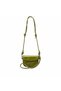 Green Luna Mini Women's Crossbody Bag with Knot Detail and Adjustable Strap Zb001