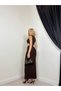 Women's Low Waist Lycra Design Long Dress (New Season) - 4