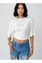 Women's Lycra Bat Sleeve Crop T-Shirt, Fitted at the Waist, Stretchy Fabric