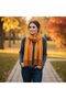 Womens Large Soft Wedding Evening Pashmina Shawls Wraps Scarfs - 4