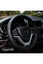 Microfiber Leather Steering Wheel Covers Universal 15 inch (Gray)