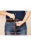 Men's Leather Belt with Adjustable Buckle (35mm Width) - Brown - 7