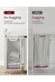 UBLH301G01 - Laundry Hamper, with 3 Removable and Extractable Baskets, Shelf, Metal Frame, 3 - 6