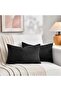 Rust Lumbar Decorative Throw Pillow Covers 12x20 Inch for Couch Bed Sofa, Rustic Farmhous - 2