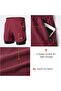 Men 2 in 1 Running Shorts Quick Drying Breathable Active Training Exercise Jogging Marathon Cy - 6