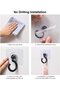 4 Hooks hooks bathrooms kitchens bedrooms offices Rotary ceiling high load-bearing capacity Transparent design required Waterproof hooks suitable 7 x - 3