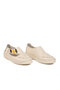 Ecru Anatomical Genuine Leather Side Elastic Women's Casual Shoes Z184 Z - 2