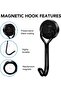 6 hooks Hooks Towel kitchens offices kitchen Black hooks 24kg magnetic hooks magnets Suitable BBQ grills ceilings magnetic panels Suitable - 2
