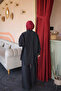 Black Pocketed Tunic Pants Tencel Set - 5
