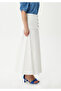 Button-Detachted A-Line Cotton Long Skirt - 2