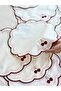 Cherry Embroidered Presentation Napkin 30X30 cm Premium Duck Fabric |   Cherry Season - 3
