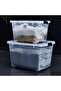 Storage Bins, Clear Storage Box, Stackable Storage Containers, 29*21*17cm Ultra Latch Box Closet Org - 7